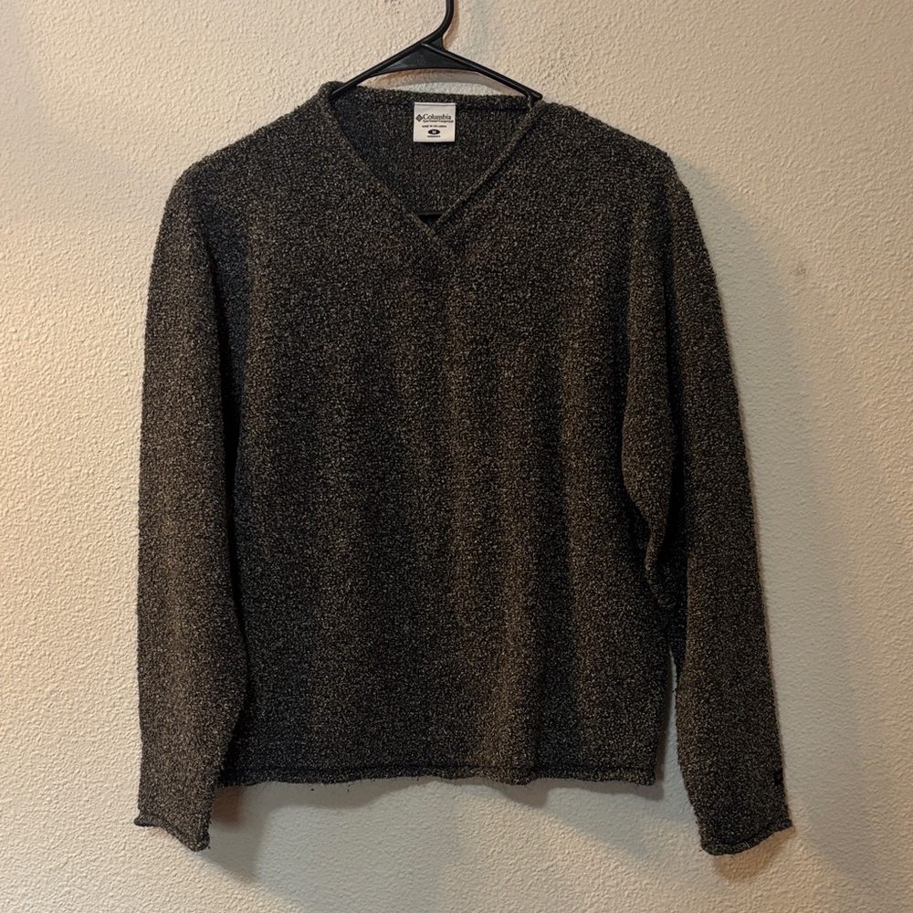 Columbia Charcoal V-Neck Sweater